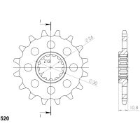 / JT Front sprocket 1579.17 SUPERSPROX