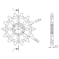 / JT Front sprocket 825.13 SC SUPERSPROX