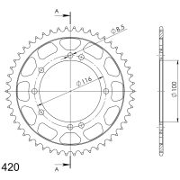 / JT Rear sprocket 457/461.49 SUPERSPROX