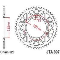 JT SPROCKETS Alu Standard Rear Sprocket - 520
