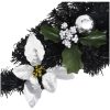 Julbåge med LED svart 90 cm PVC vidaXL – miniatyr 4