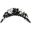 Julbåge med LED svart 90 cm PVC vidaXL – miniatyr 1