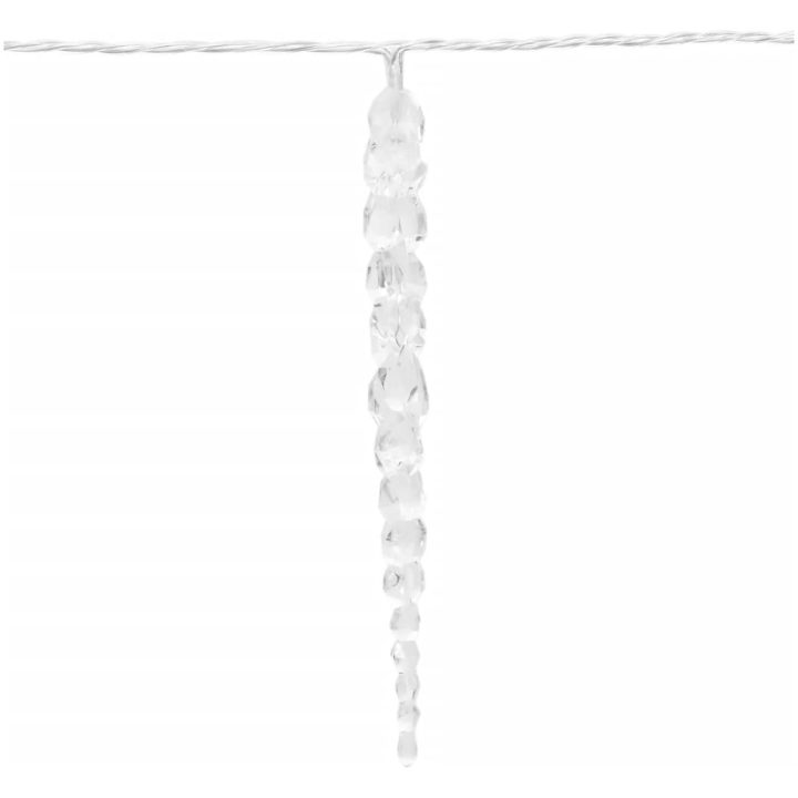 Julbelysning 100 LEDs varmvit 10 m akryl PVC vidaXL – bild 5