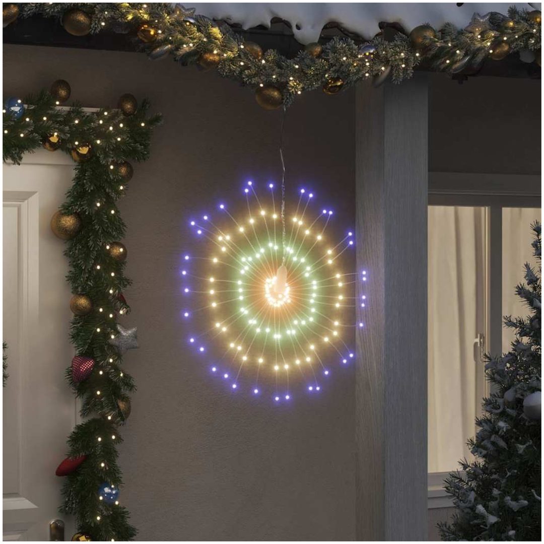 Julbelysning 140 LED flerfärgad 17 cm vidaXL
