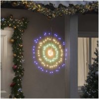 Julbelysning 140 LED flerfärgad 17 cm vidaXL