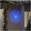 Julbelysning 2 st 140 LED blå 17 cm vidaXL – miniatyr 1