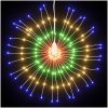 Julbelysning 2 st 140 LED flerfärgad 17 cm vidaXL – miniatyr 4