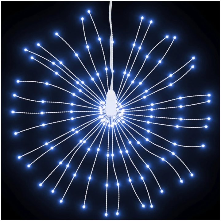 Julbelysning 2 st 140 LED kallvit 17 cm vidaXL – bild 4