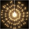 Julbelysning 2 st 140 LED varmvit 17 cm vidaXL – miniatyr 4
