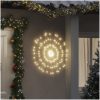 Julbelysning 2 st 140 LED varmvit 17 cm vidaXL – miniatyr 1