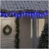 Julbelysning 200 LEDs blå 20 m akryl PVC vidaXL – miniatyr 1