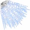 Julbelysning 200 LEDs kallvit 20 m akryl PVC vidaXL – miniatyr 3
