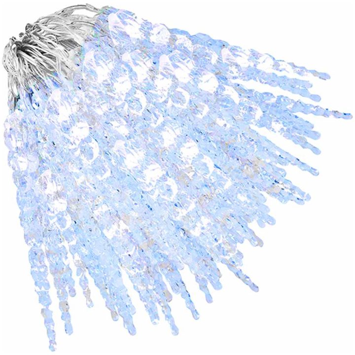 Julbelysning 200 LEDs kallvit 20 m akryl PVC vidaXL – bild 3