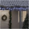 Julbelysning 200 LEDs kallvit 20 m akryl PVC vidaXL – miniatyr 1