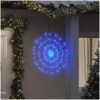 Julbelysning 4 st 140 LED blå 17 cm vidaXL – miniatyr 1