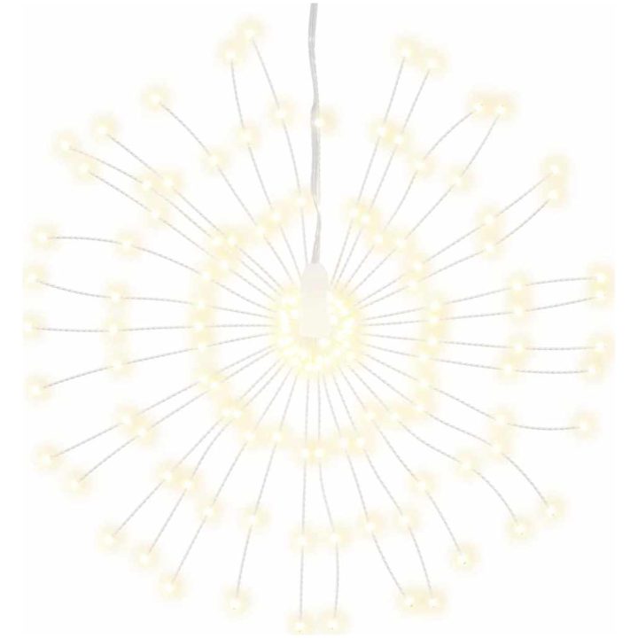 Julbelysning 4 st 140 LED varmvit 17 cm vidaXL – bild 3