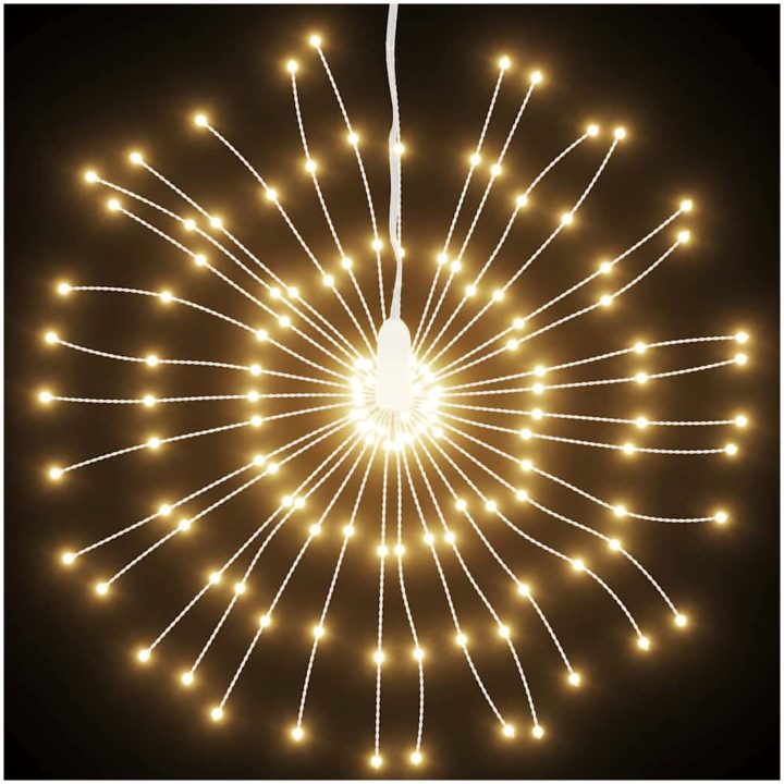 Julbelysning 4 st 140 LED varmvit 17 cm vidaXL – bild 4
