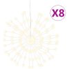 Julbelysning 8 st 140 LED varmvit 17 cm vidaXL – miniatyr 2