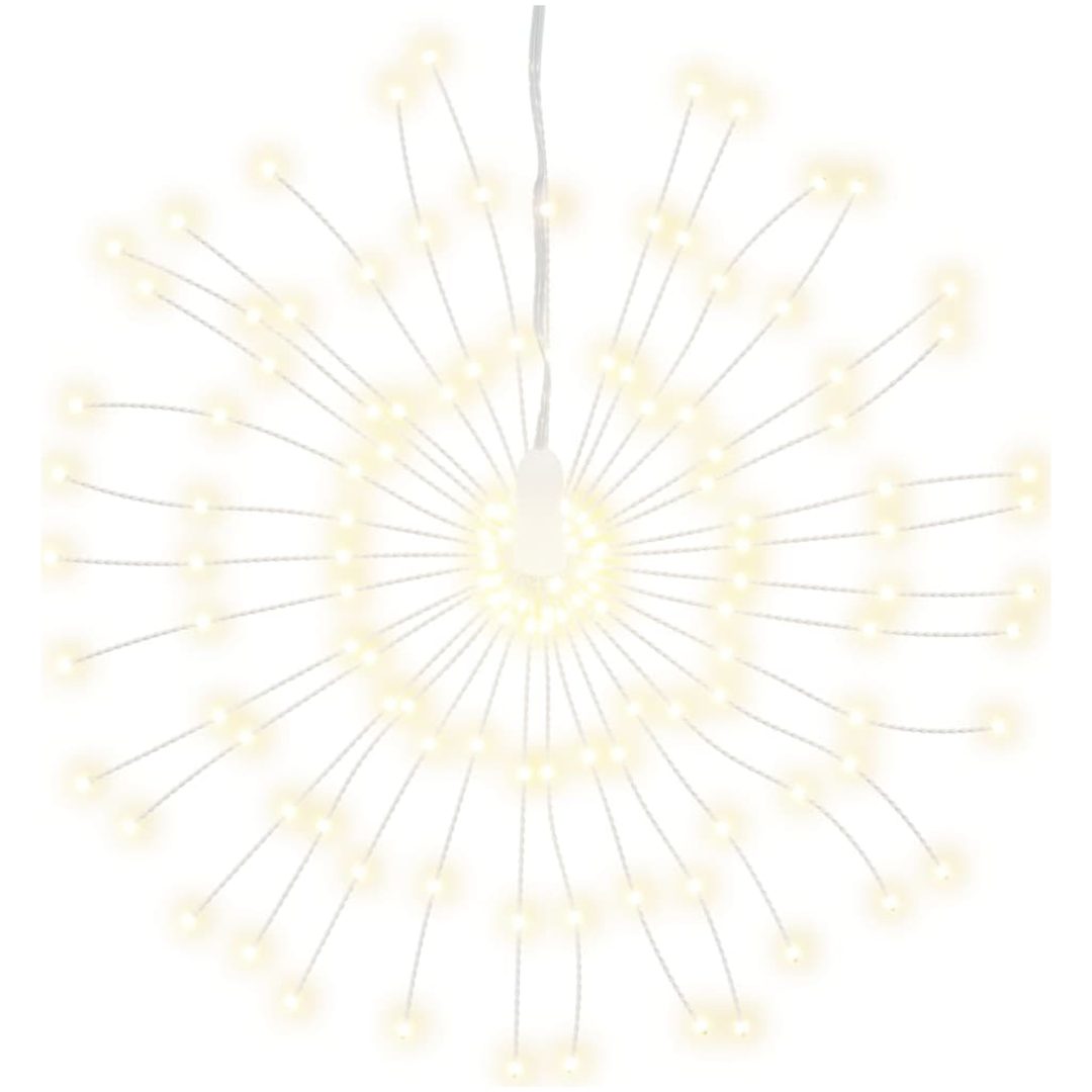 Julbelysning 8 st 140 LED varmvit 17 cm vidaXL – bild 3