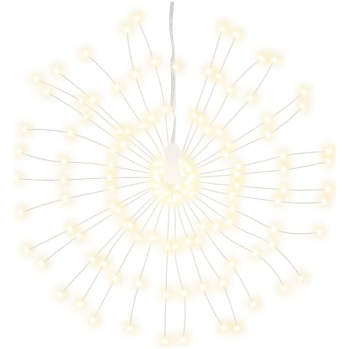 Julbelysning 8 st 140 LED varmvit 17 cm vidaXL – bild 3