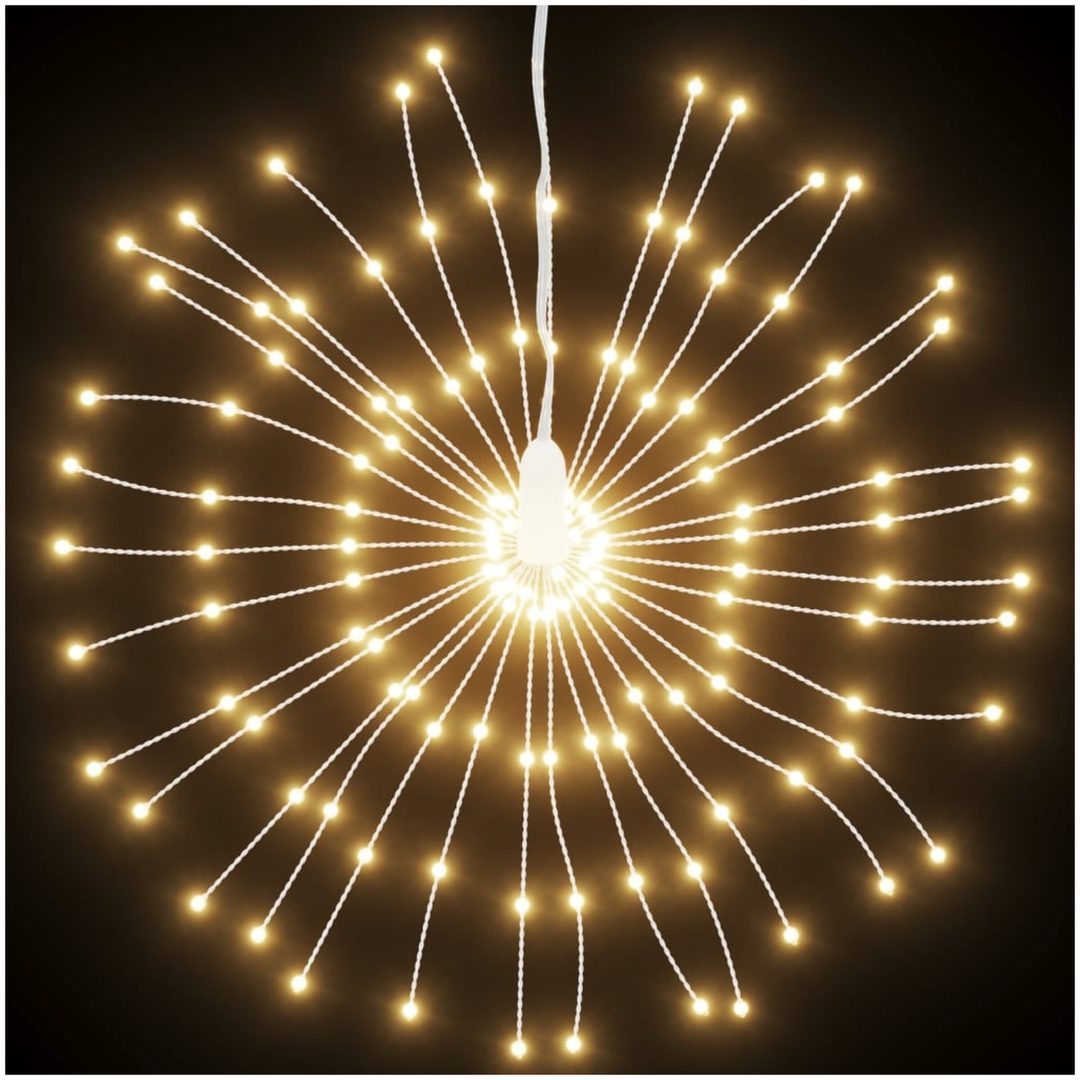 Julbelysning 8 st 140 LED varmvit 17 cm vidaXL – bild 4