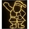 Julbelysning jultomten silhuett 2 st 35 LEDs varmvit vidaXL – miniatyr 6