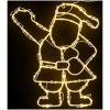 Julbelysning jultomten silhuett 2 st 35 LEDs varmvit vidaXL – miniatyr 8