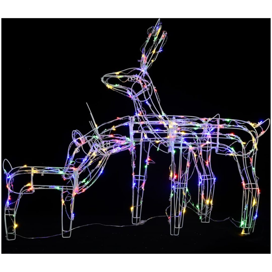 Julbelysning med renar 3 delar 229 LED vidaXL – bild 3