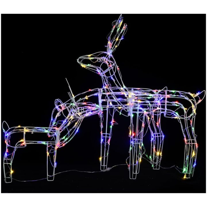Julbelysning med renar 3 delar 229 LED vidaXL – bild 3