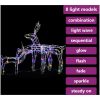 Julbelysning med renar 3 delar 229 LED vidaXL – miniatyr 4