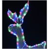 Julbelysning ren och släde nät 432 LED vidaXL 120 x 63 cm – miniatyr 4