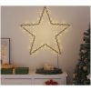 Julbelysning stjärna silhuett 115 LEDs varmvit vidaXL 90 x 87 cm – miniatyr 2