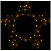 Julbelysning stjärna silhuett 80 LEDs varmvit vidaXL 60 x 59 cm – miniatyr 5