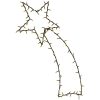 Julbelysning stjärnskott silhuett 115 LEDs varmvit vidaXL 56 x 90 cm – miniatyr 3