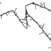 Julbelysning stjärnskott silhuett 115 LEDs varmvit vidaXL 56 x 90 cm – miniatyr 6
