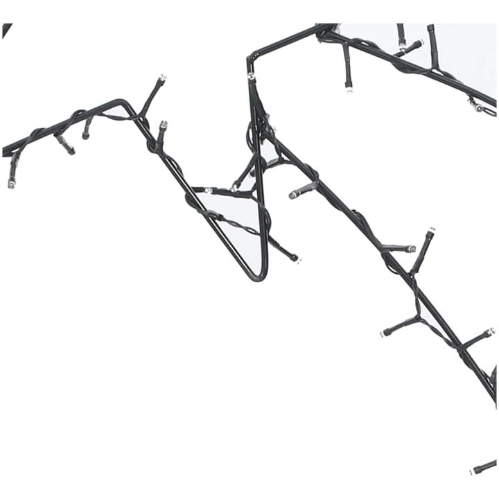 Julbelysning stjärnskott silhuett 115 LEDs varmvit vidaXL 56 x 90 cm – bild 6