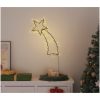 Julbelysning stjärnskott silhuett 80 LEDs varmvit vidaXL 29 x 61 cm – miniatyr 2