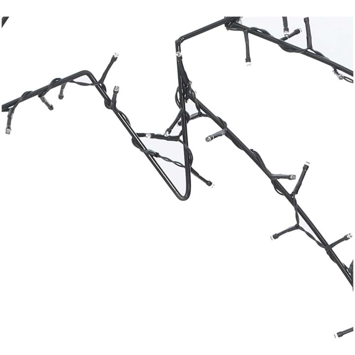 Julbelysning stjärnskott silhuett 80 LEDs varmvit vidaXL 29 x 61 cm – bild 6