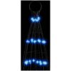 Julbelysning till flaggstång 1534 LEDs blå 500 cm vidaXL 500 cm – miniatyr 6