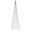Julbelysning till flaggstång 1534 LEDs varmvit vidaXL 500 cm – miniatyr 5