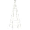 Julbelysning till flaggstång 200 LEDs varmvit vidaXL 180 cm – miniatyr 4