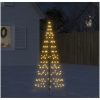 Julbelysning till flaggstång 200 LEDs varmvit vidaXL 180 cm – miniatyr 1
