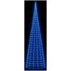 Julbelysning till flaggstång 3000 LEDs blå 800 cm vidaXL 800 cm – miniatyr 3