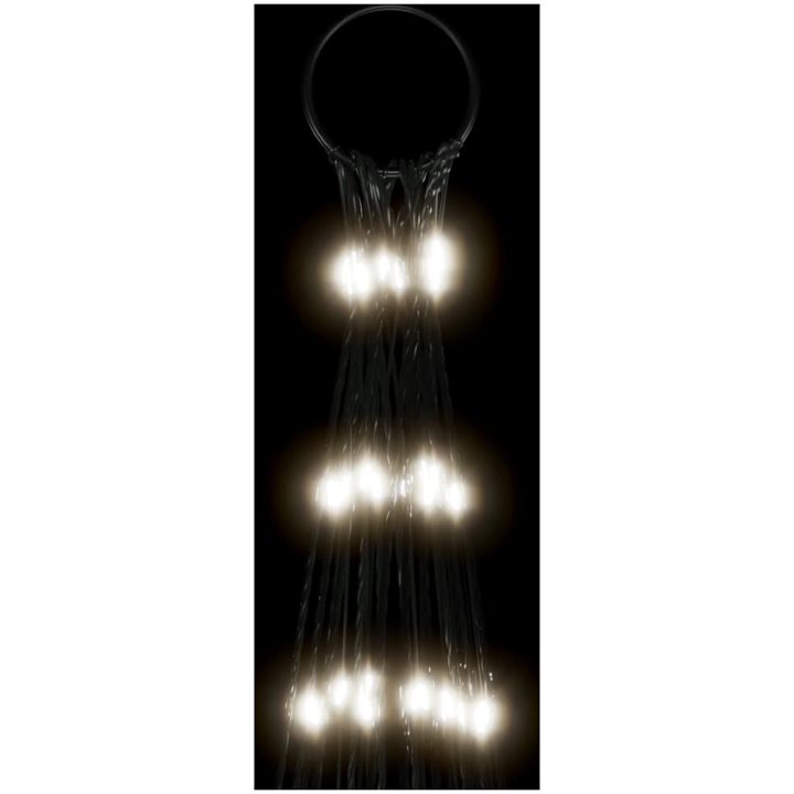 Julbelysning till flaggstång 3000 LEDs kallvit 800 cm vidaXL 800 cm – bild 6