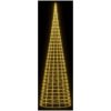 Julbelysning till flaggstång 3000 LEDs varmvit vidaXL 800 cm – miniatyr 3