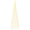 Julbelysning till flaggstång 3000 LEDs varmvit vidaXL 800 cm – miniatyr 4