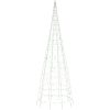 Julbelysning till flaggstång 550 LEDs färgglad 300 cm vidaXL 300 cm – miniatyr 4