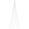 Julbelysning till flaggstång 550 LEDs färgglad 300 cm vidaXL 300 cm – miniatyr 5