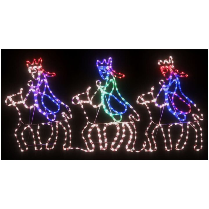 Juldekoration de tre vise männen med 504 LEDs 70x50 cm vidaXL – bild 3
