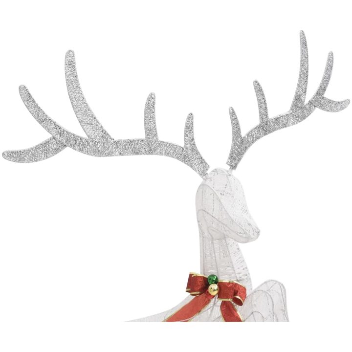 Juldekoration flygande ren 120 LED vit kallvit vidaXL – bild 6